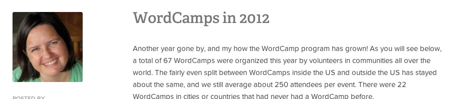 2012年、世界の WordCamp